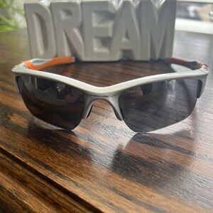 Stylish Gray and Orange Sunglasses